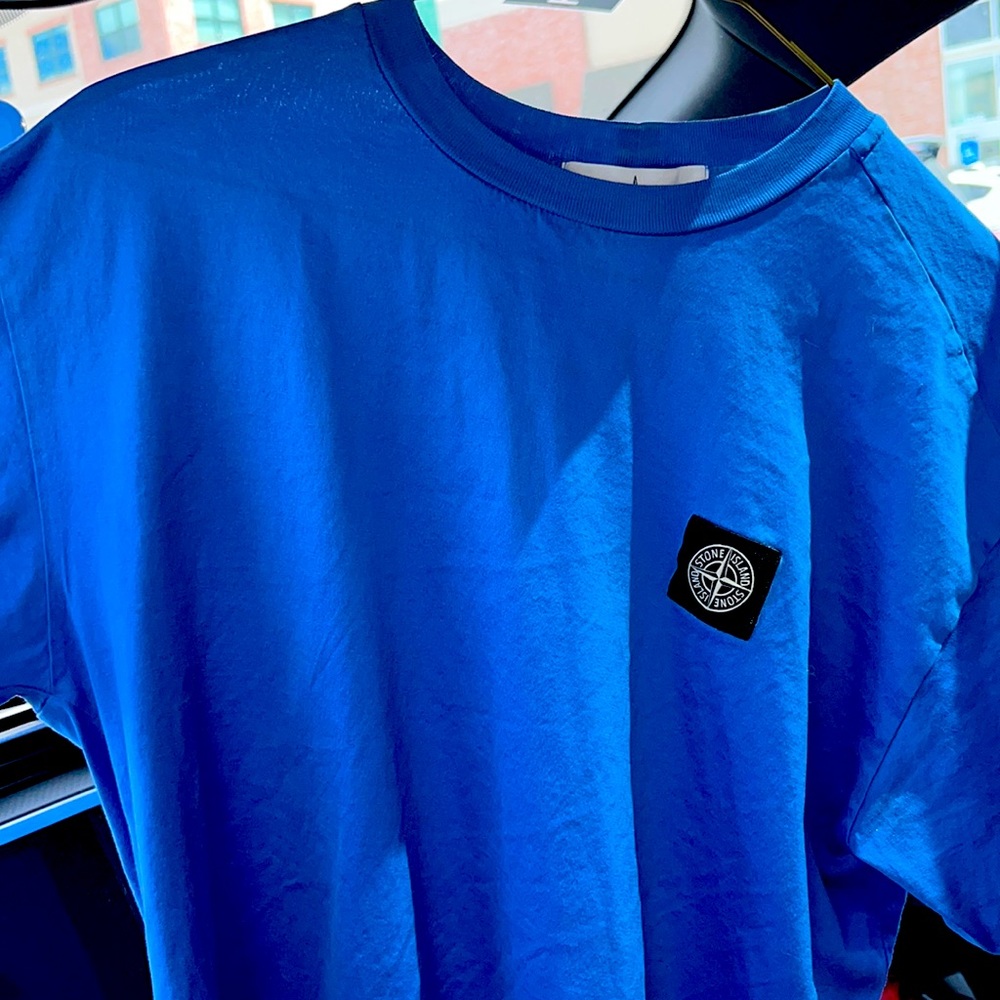 Royal Blue Stone Island T-shirt